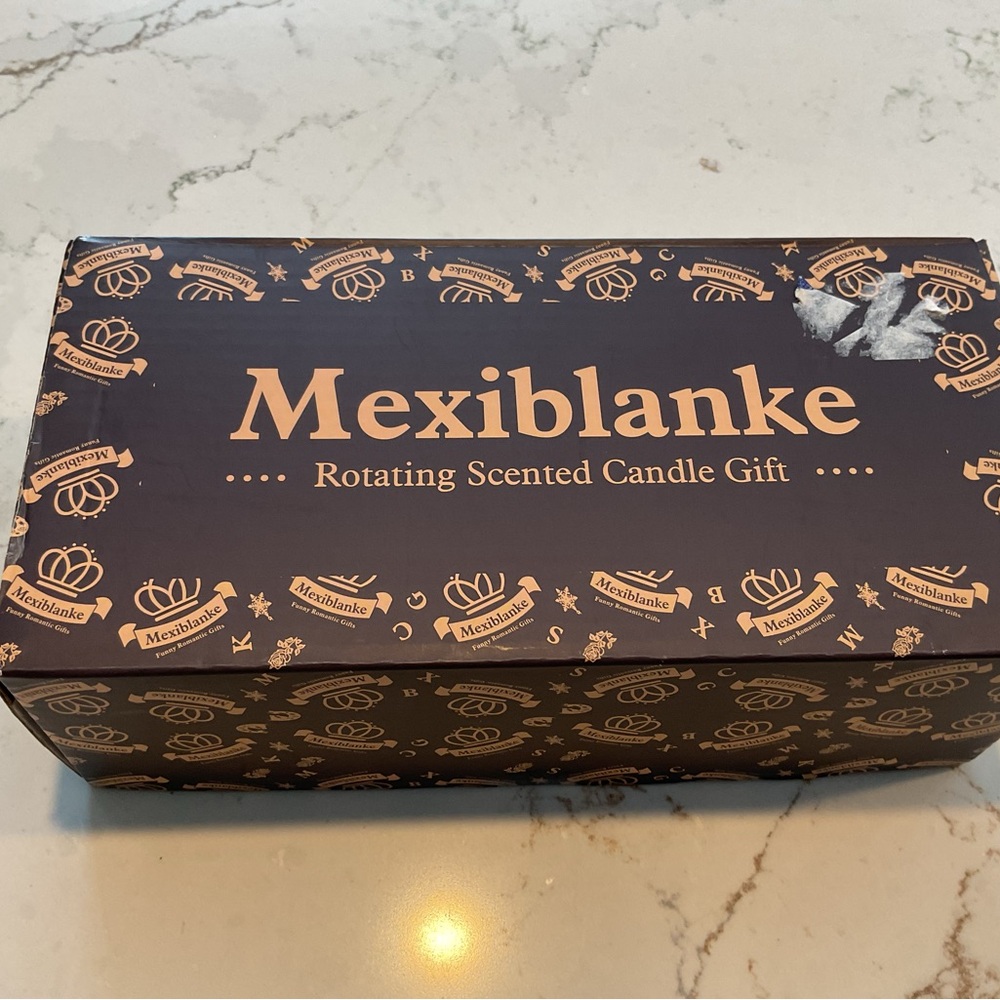 Mexiblanke Rotating Scented Candle Gift Box butterflies